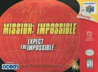 Mission Impossible Nintendo 64 US box art